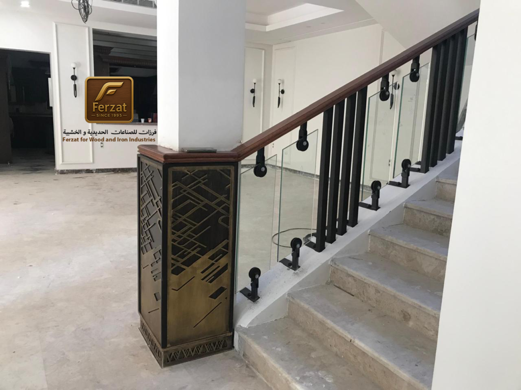 درابزين زجاج